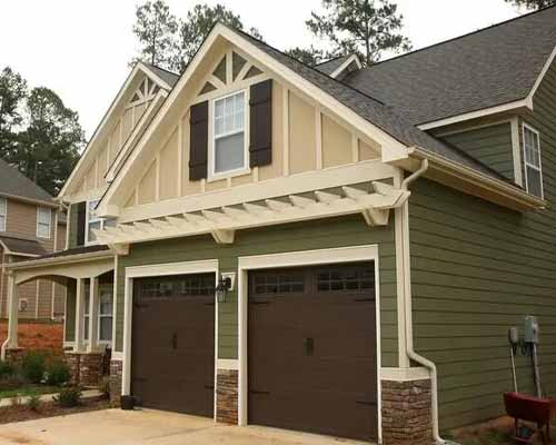 White front door and steps of a house.